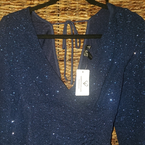 Windsor blue sequin dress- never worn - Picture 3 of 7